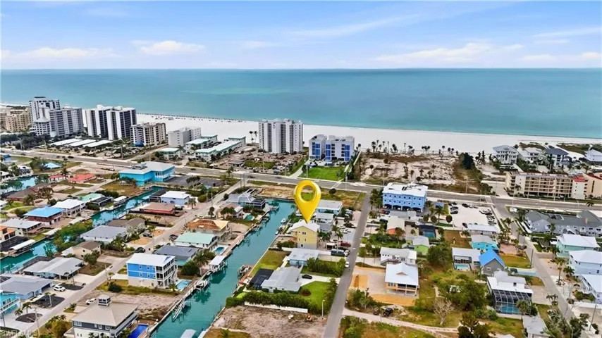 View of urban area with a large body of water - Virtually Edited Image