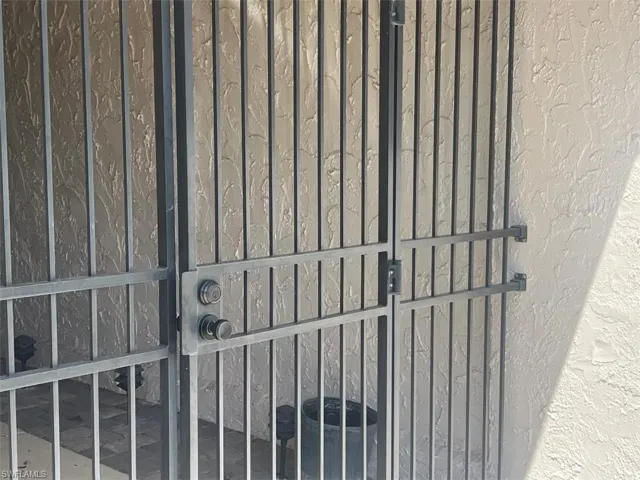 Exterior view of a gate