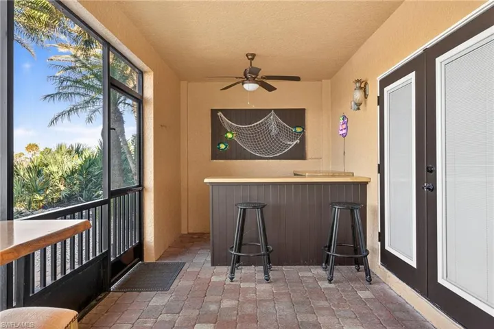 View of patio/bar