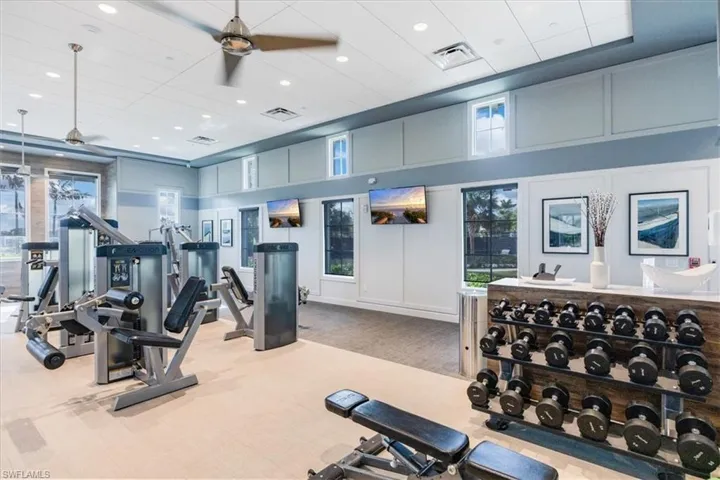Clubhouse state-of-the-art gym and fitness center