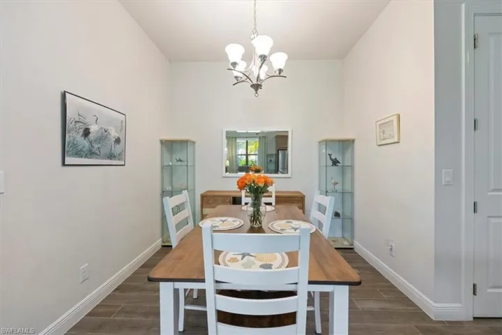 Dining area for formal dining