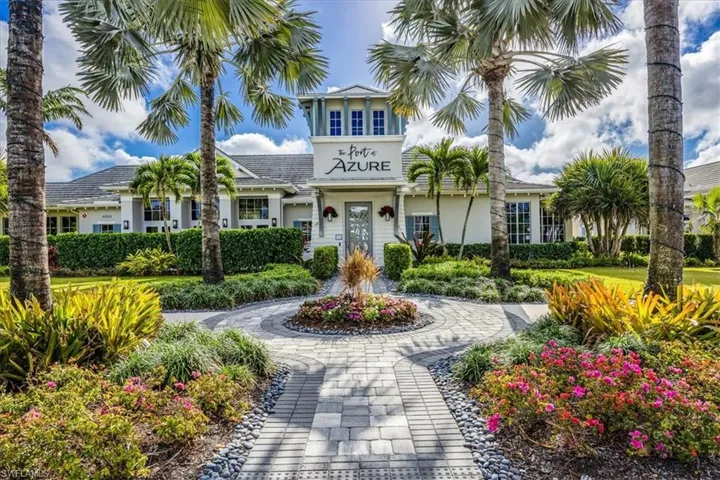 Entrance to the Azure clubhouse