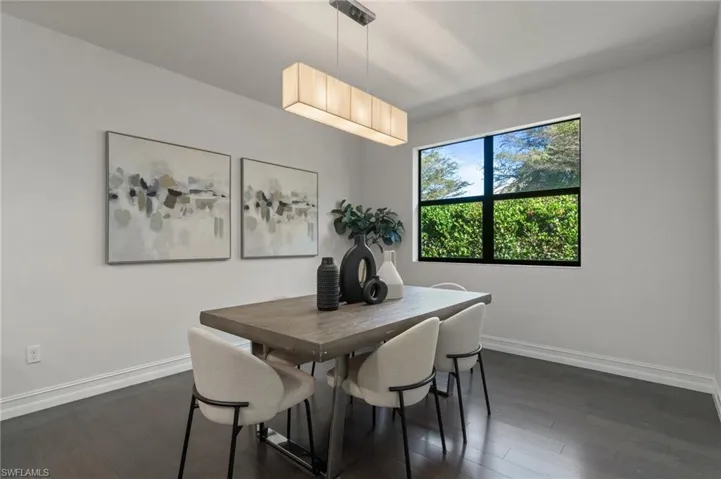 Bright and sparkling ious dining area is adjacent to kitchen and great room with ample space for entertaining and everyday living.