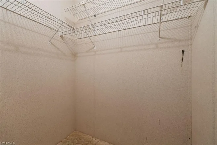 View of spacious closet