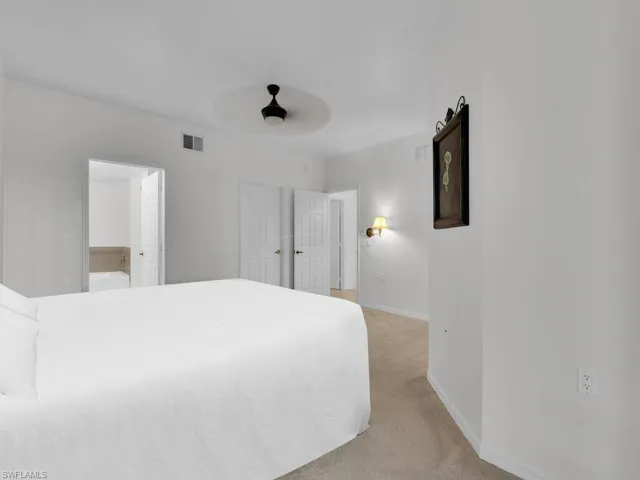 Spacious primary bedroom