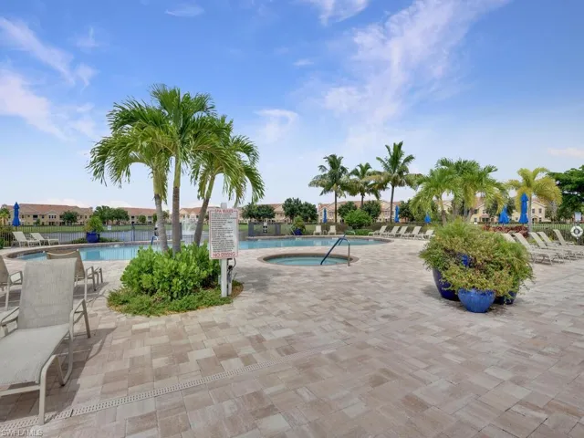 Community Pool with plenty of sitting