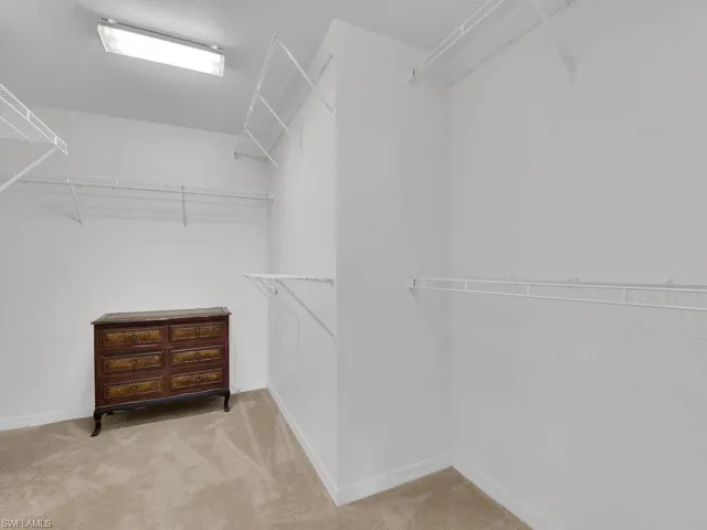 Walk in closet in Primary
