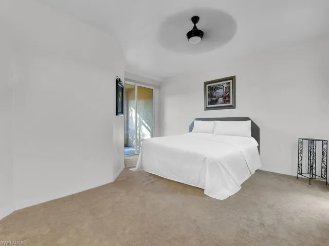 Spacious primary bedroom
