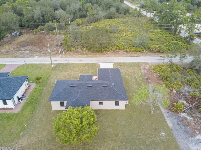 View from above of property