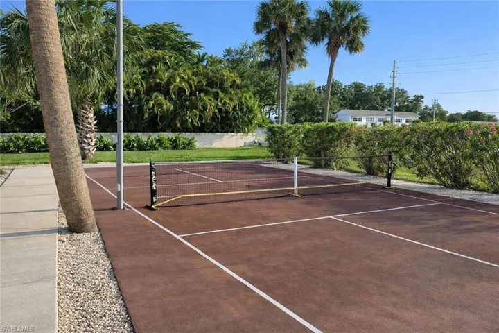 Pickleball court
