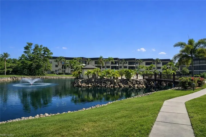 Lake in the middle of complex