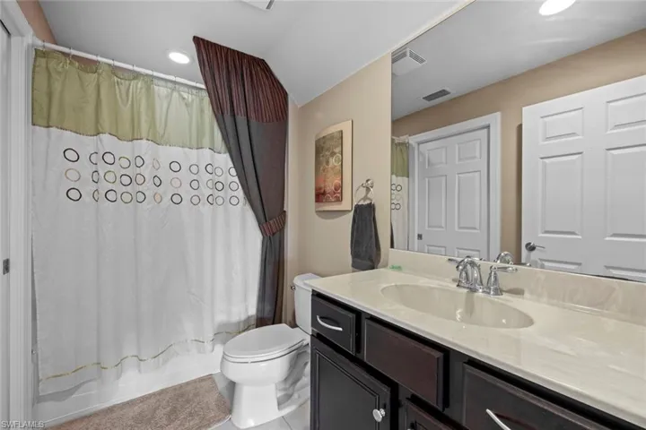 Upstairs guest bathroom.