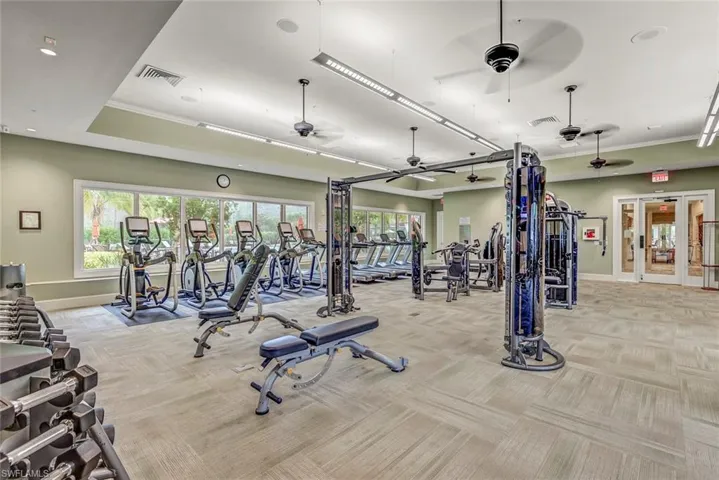Exercise facilities.