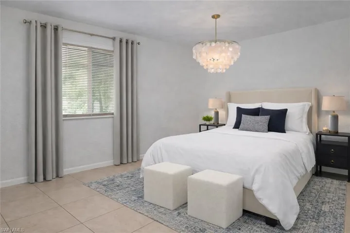 Photo includes reality renovation and/or staging to showcase the possibility of the guest room 1. Design services included with purchase!