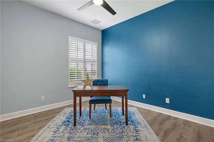 Guest Bedroom #2 currently set up as an office