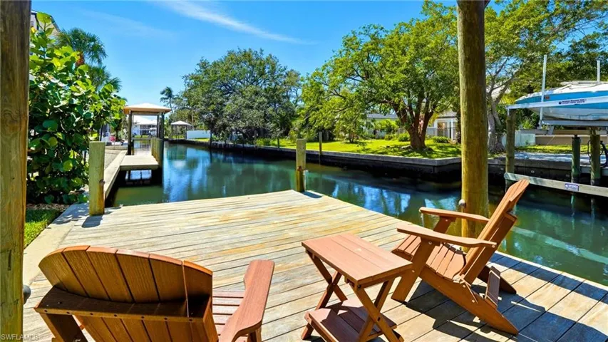 Dock area featuring a water view - Virtually Edited Image