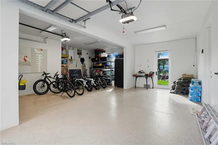 Garage with a garage door opener - Virtually Edited Image