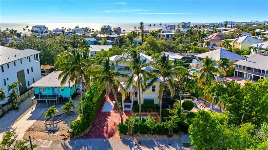 Aerial perspective of suburban area - Virtually Edited Image