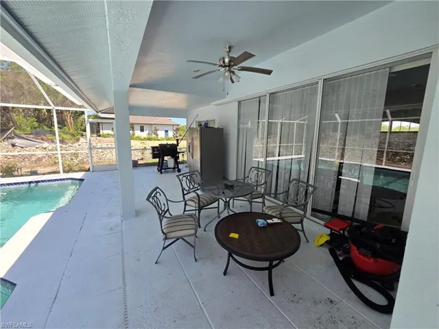 Covered Lanai to Enjoy the Shade Poolside!