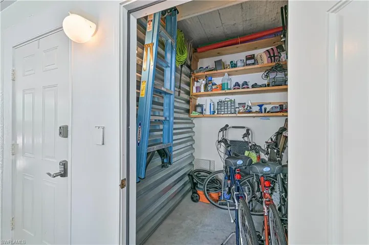 View of storage area