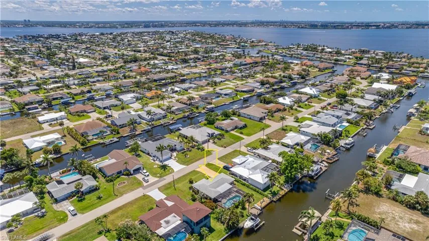 View of property showing canal path to the River.