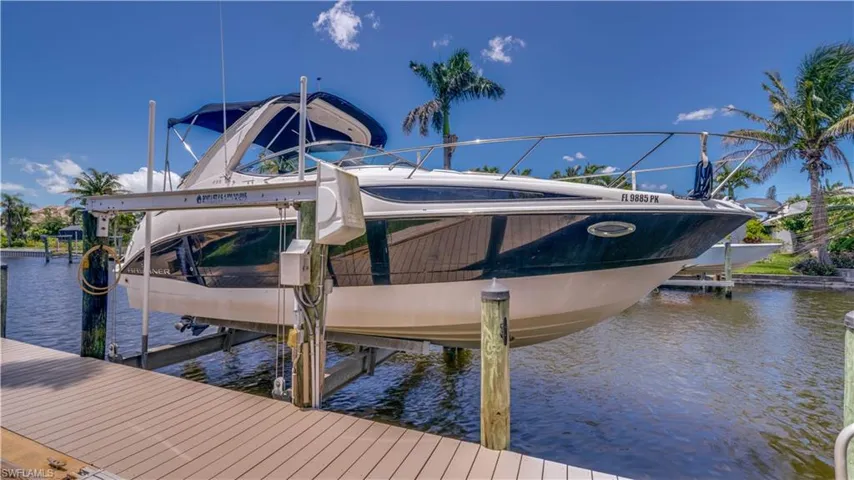 So convenient having your boat right in your own backyard! Water & Electric available right at the dock!