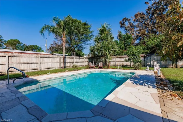 View of pool