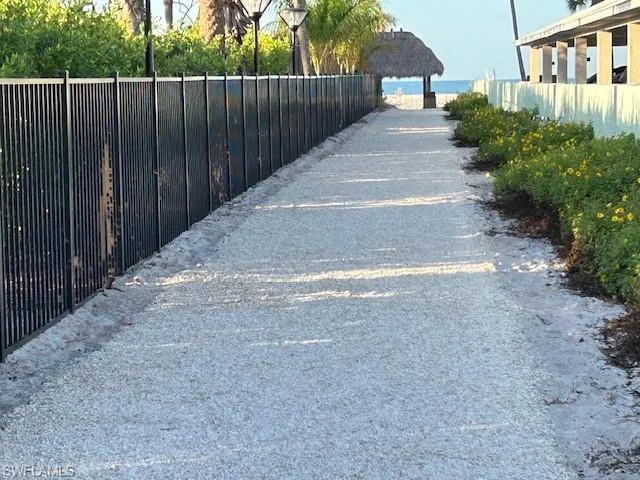 Private beach access