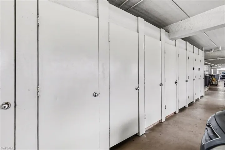 EACH UNIT HAS A CONVENIENT GROUND LEVEL STORAGE CLOSET FOR ALL YOUR FUN OUTDOOR/BEACH GEAR.