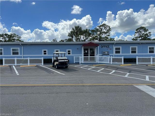 Two recreation buildings.  This one has the office and is at the end of the street basically!