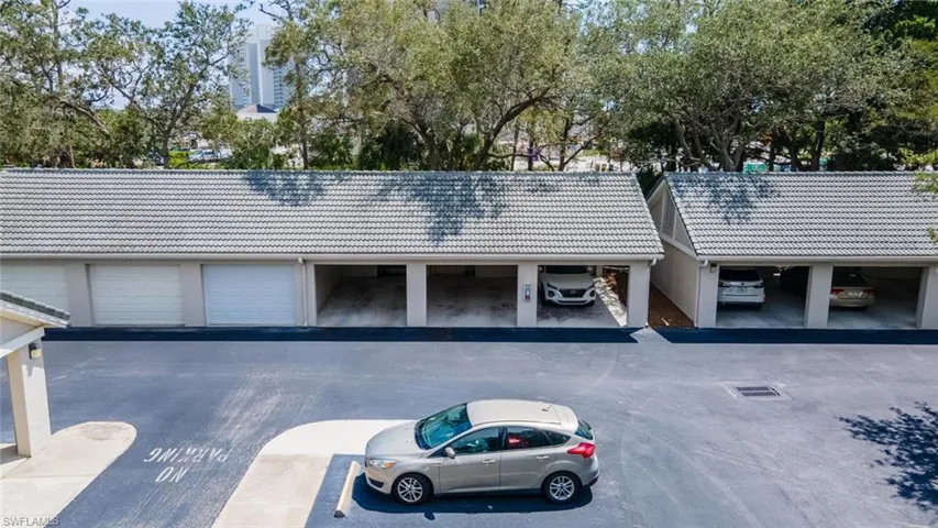 Exterior view of carport