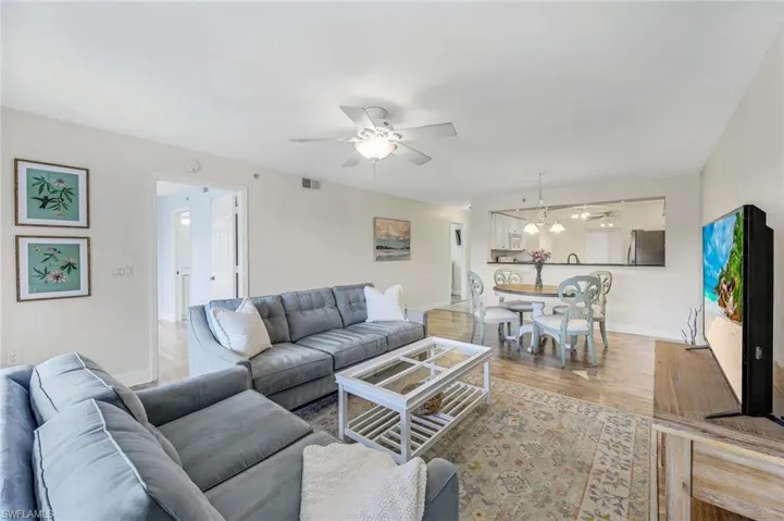 Large living and dining area!