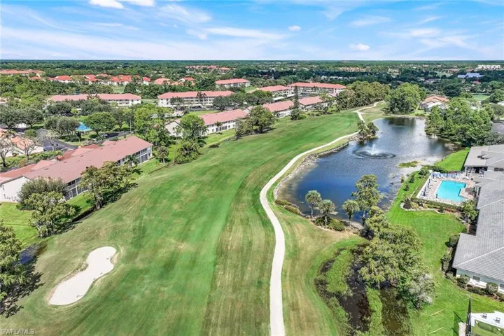 Glen Eagle community pool and golf course