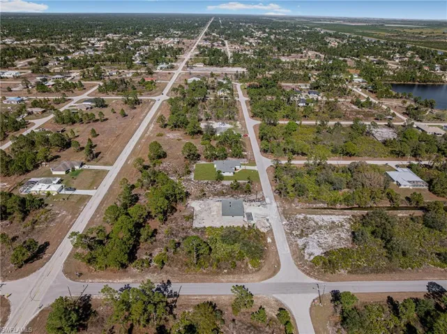 Aerial view of property's location