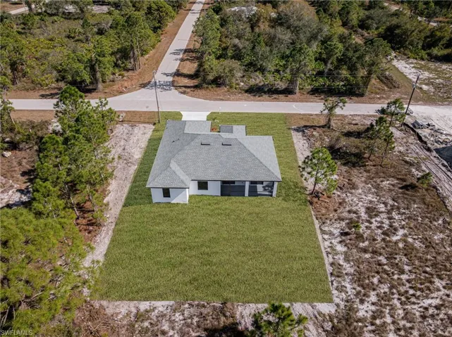 Aerial view of property and surrounding area