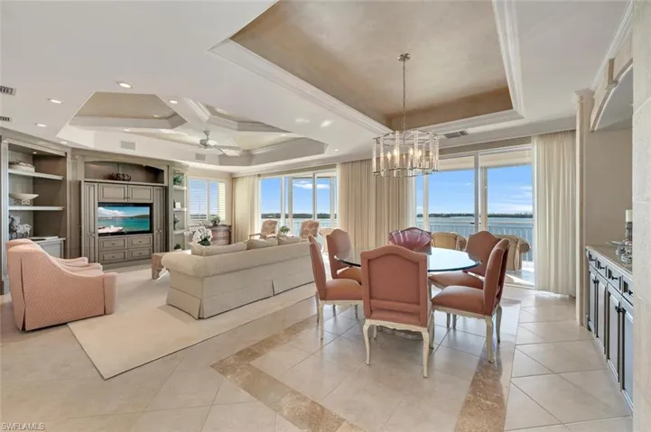 Incredible dining and living areas with amazing views