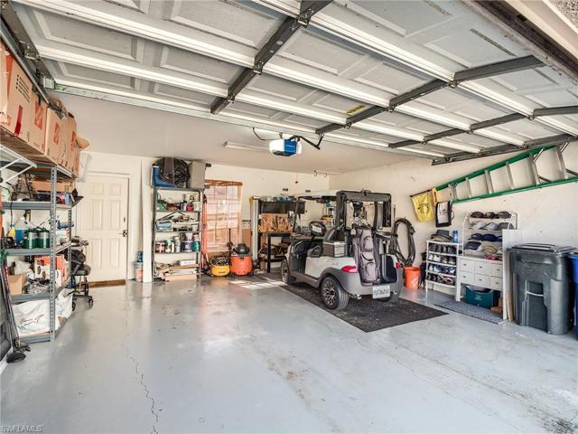 Spacious 2 car garage