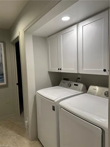 Laundry area