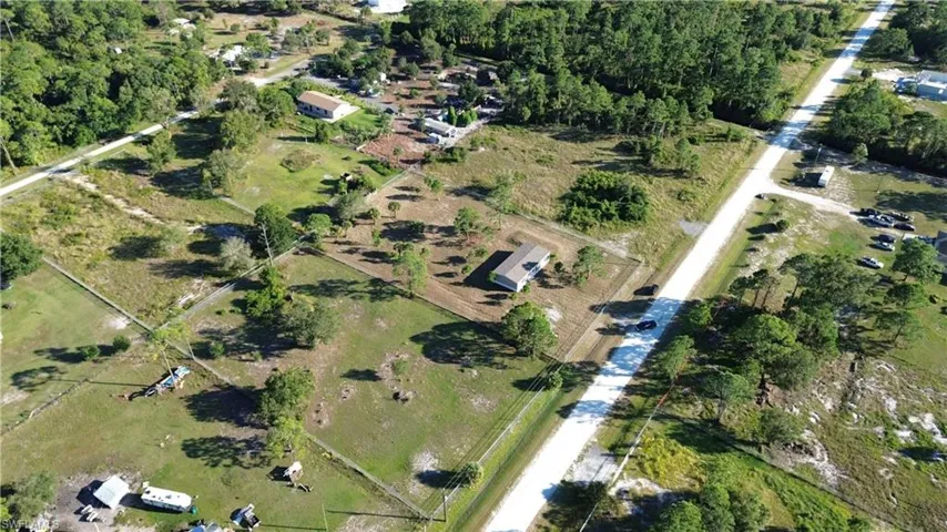 Aerial overview of property's location