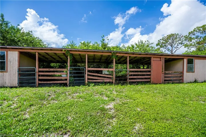 View of stable