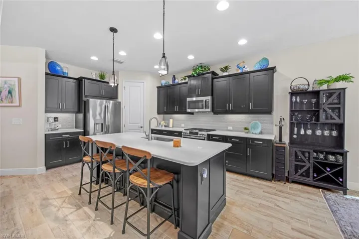 42" cabinets and a sleek design.