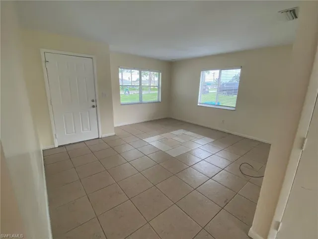 Front entry to living area