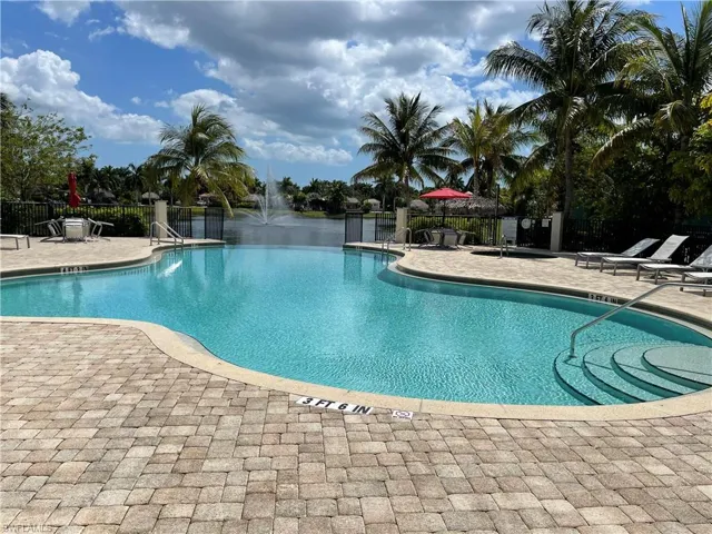 View of pool