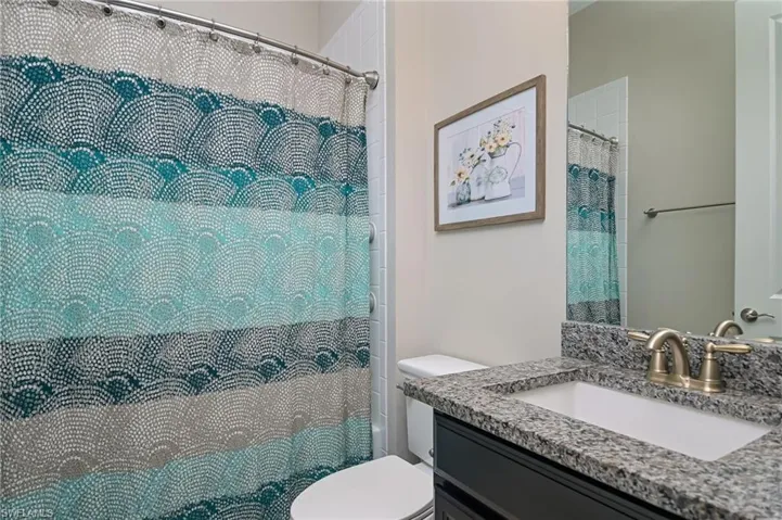 Bathroom in front of home