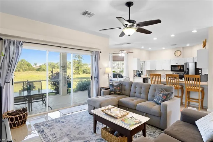 Open concept Living Room & kitchen