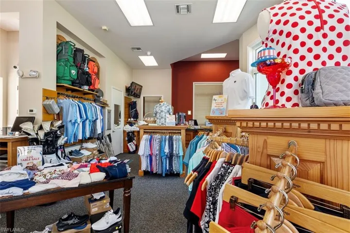 Spacious closet with carpet