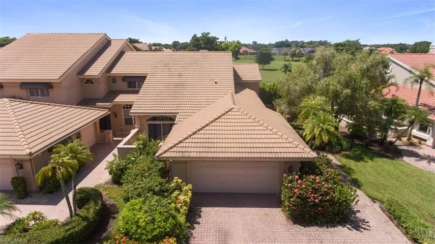 View from above of property