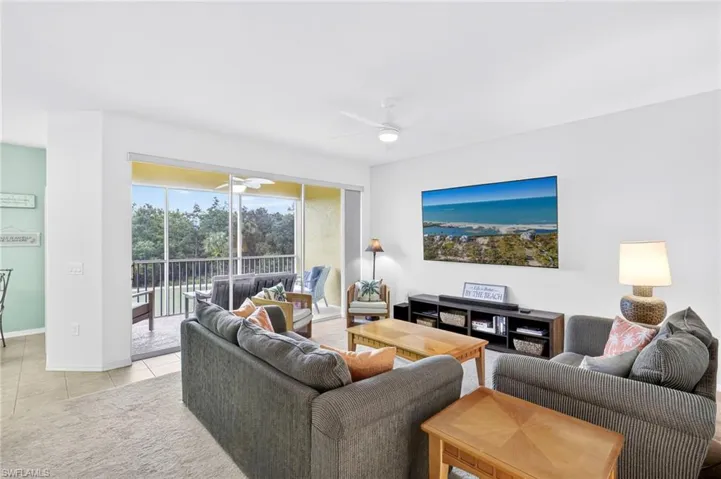 Living area with view