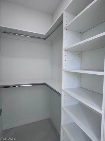 View of spacious closet