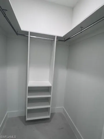 View of spacious closet